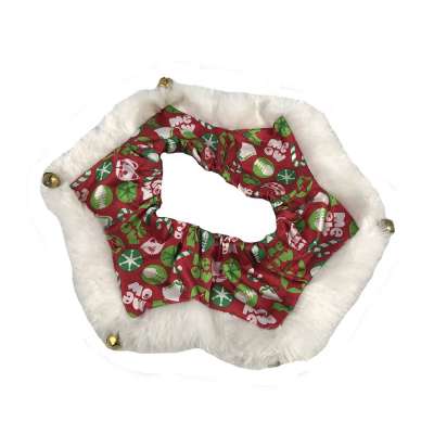 Christmas Bell Pet Dog Bandana Collar Reversible Cat Bandana