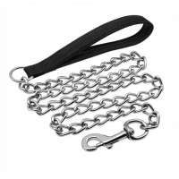 Kingtale Metal Extra Heavy Strong Chain Dog Leash/Dog Tie Out Chain with Nylon Handle