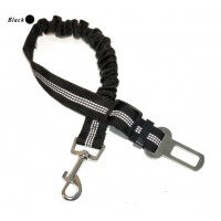 Pet products car safety belt dog traction belt buffer elastic reflective safety rope traction rope dog rope