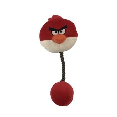 Amazon Hot Selling Red Bird Cat Balls  Interactive Plush Toy Organic Dog Pet Mini Cat Toys